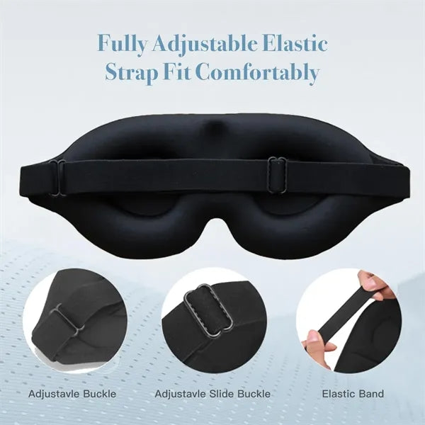 Fully Blackout 3D Nose-Free Breathable Sleeping Eye Mask