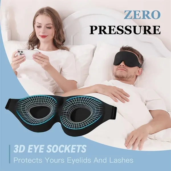 Fully Blackout 3D Nose-Free Breathable Sleeping Eye Mask
