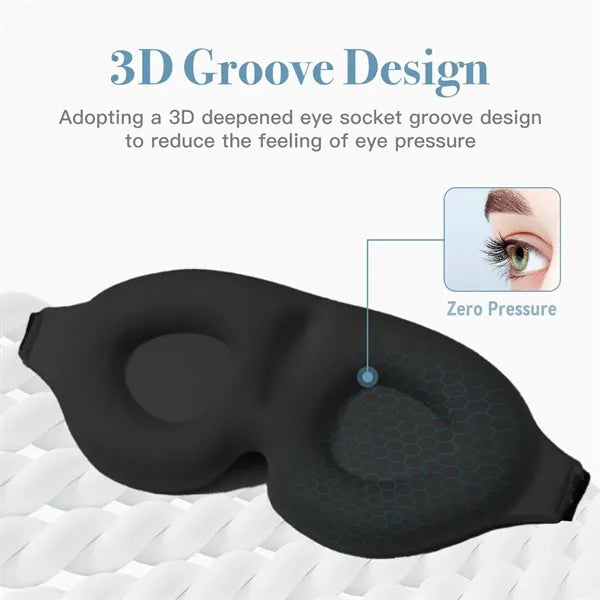 Fully Blackout 3D Nose-Free Breathable Sleeping Eye Mask