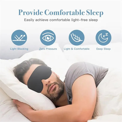 Fully Blackout 3D Nose-Free Breathable Sleeping Eye Mask