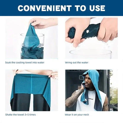 Cool Quick-Drying Sun-Proof Beach Hooded Cape With Buttons