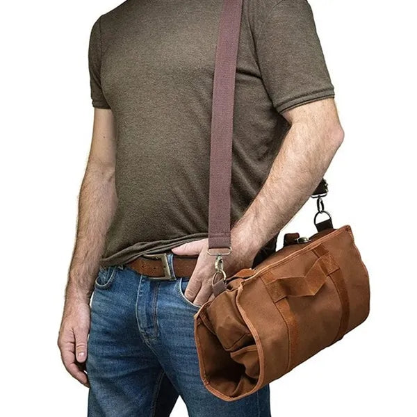 Canvas One-Shoulder Shockproof Bartending Tool Storage Bag