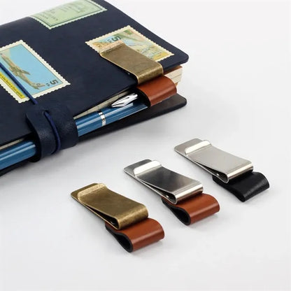 Pen Holder Clip Metal Loop for Journal Planner Clipboard