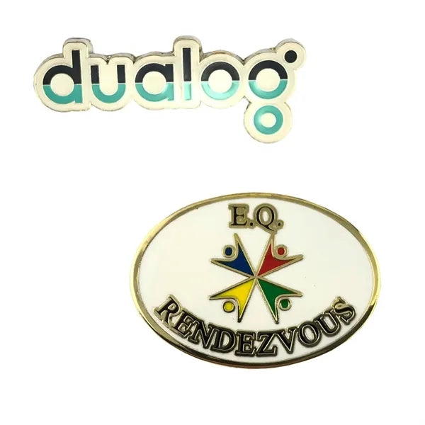 1" Hard Enamel Die Struck Lapel Pins