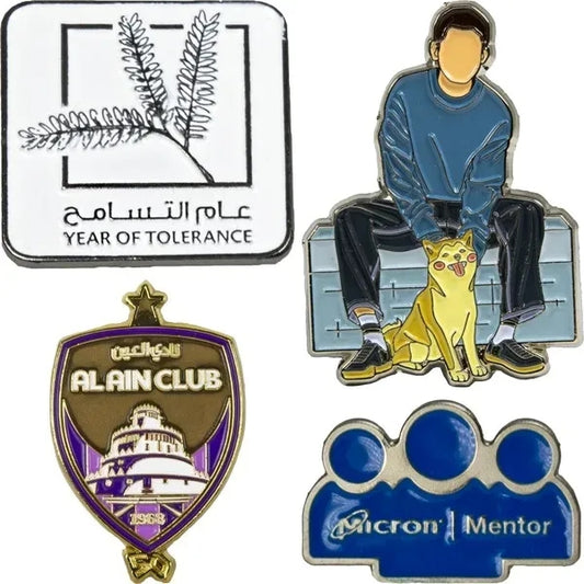Custom Lapel Pins with Magnet Backing
