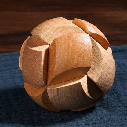 Wooden Soccer Ball Puzzle
