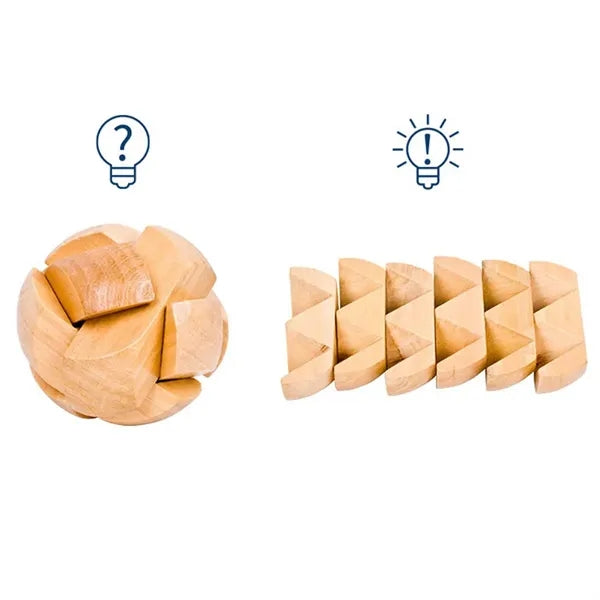 Wooden Soccer Ball Puzzle