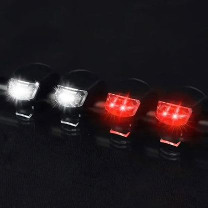 Silicone Clip-On LED Safety Lights for Bikes