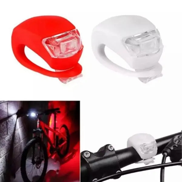 Silicone Clip-On LED Safety Lights for Bikes