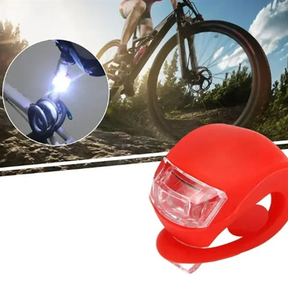 Silicone Clip-On LED Safety Lights for Bikes