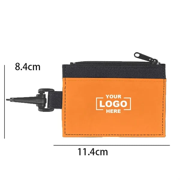 Zipper and Clip ID Holder
