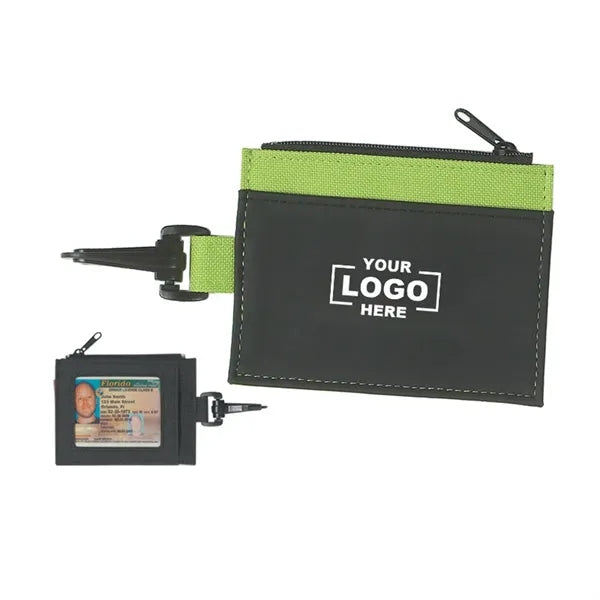 Zipper and Clip ID Holder