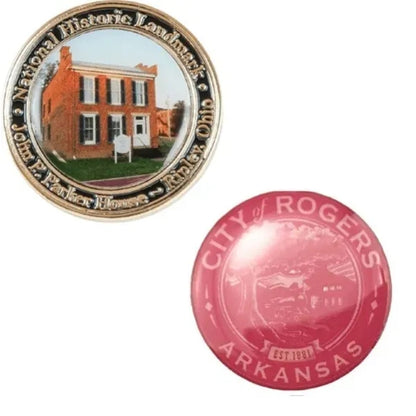 Hard Enamel Custom Lapel Pins with Magnet Backing