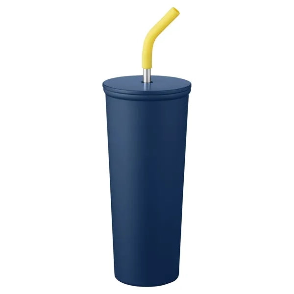 Essex 23 oz Vacuum Insulated Stainless Steel Tumbler With...