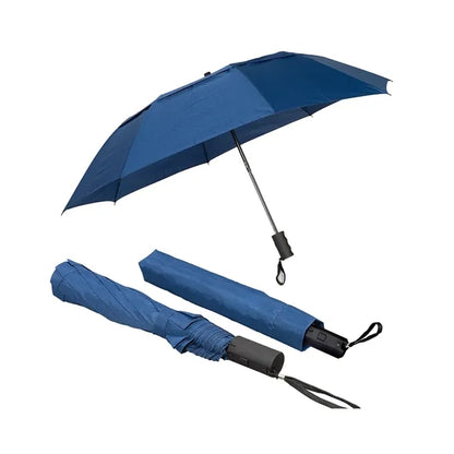 44" Arc Vented Auto Open Folding Umbrella