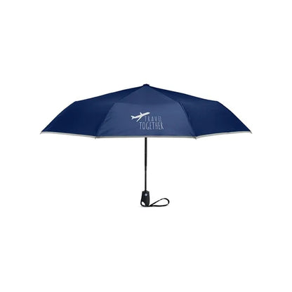 42" Auto-Open Umbrella With Reflective Trim