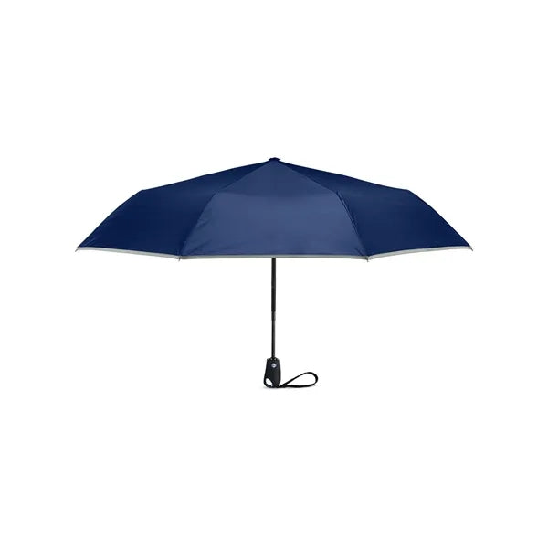 42" Auto-Open Umbrella With Reflective Trim