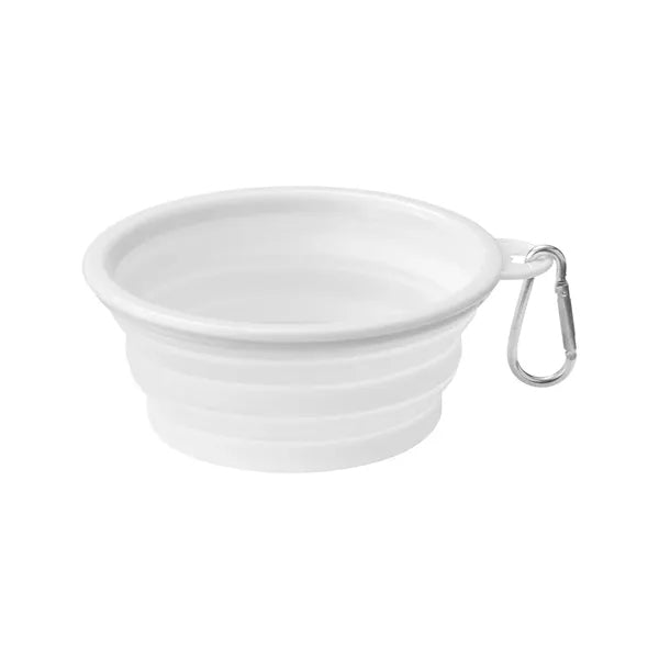 Collapsible Pet Bowl With Carabiner