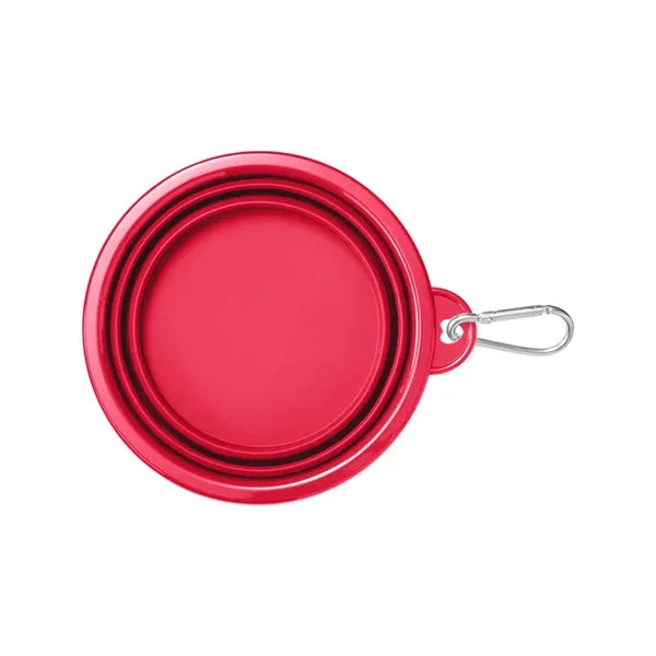 Collapsible Pet Bowl With Carabiner