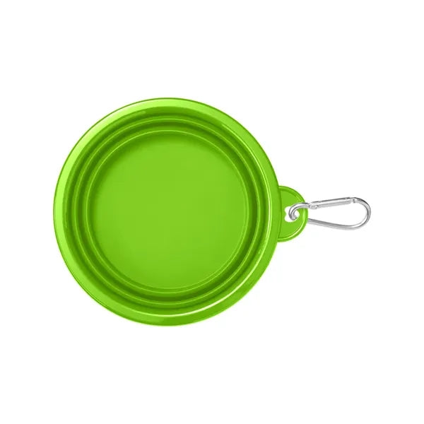 Collapsible Pet Bowl With Carabiner
