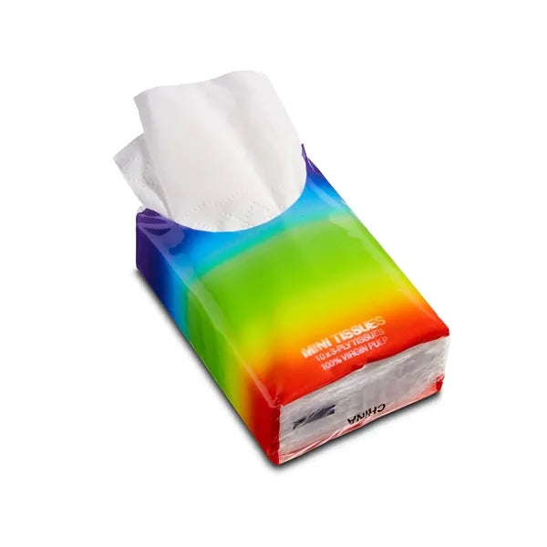 Mini Tissue Packet - Rainbow