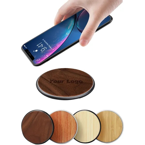 15W Walnut Wood Wireless Charger
