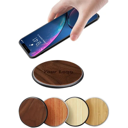 15W Walnut Wood Wireless Charger