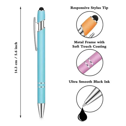 Metal Touch Screen Stylus Ballpoint Pen