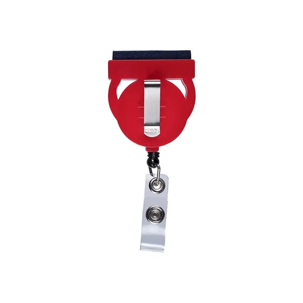 Goofy Group Badge Reel Holder with Screen Cleaner
