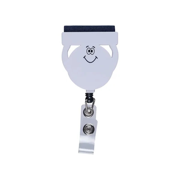 Goofy Group Badge Reel Holder with Screen Cleaner