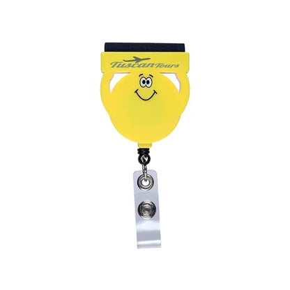 Goofy Group Badge Reel Holder with Screen Cleaner