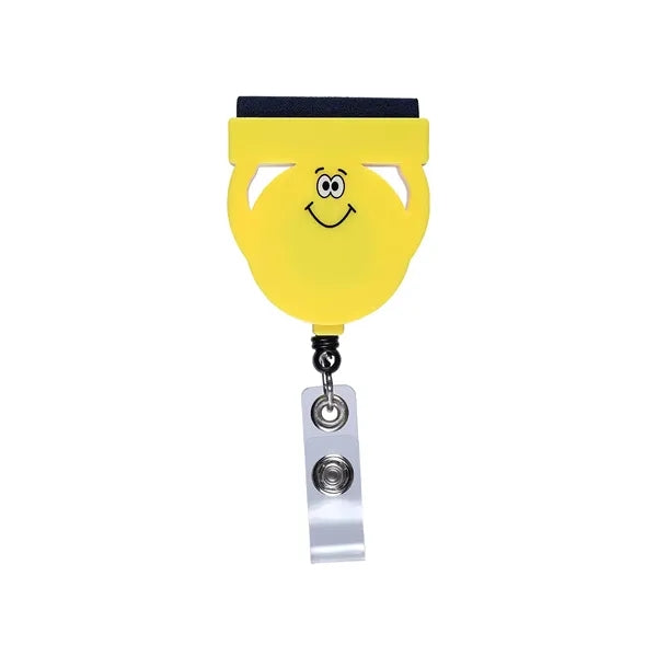 Goofy Group Badge Reel Holder with Screen Cleaner