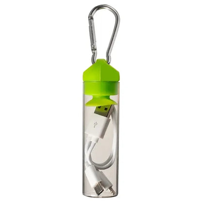 3-in-1 Charger Cable in Carabiner Storage Tube