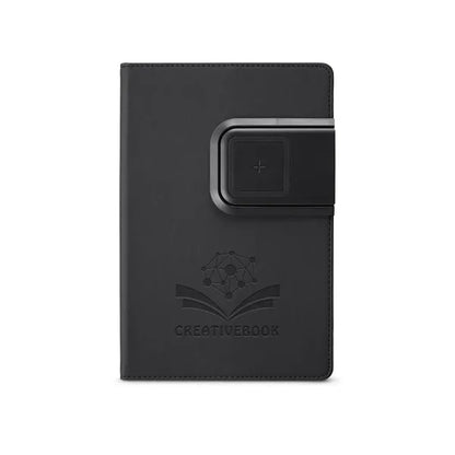 Refillable Journal with Wireless Charging Panel