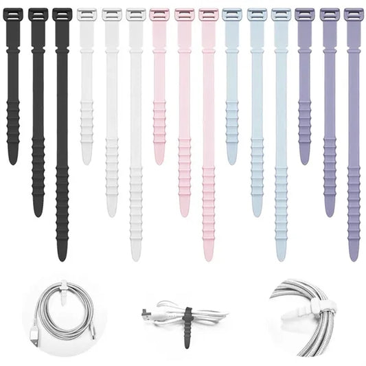 Silicone Zip Ties Set