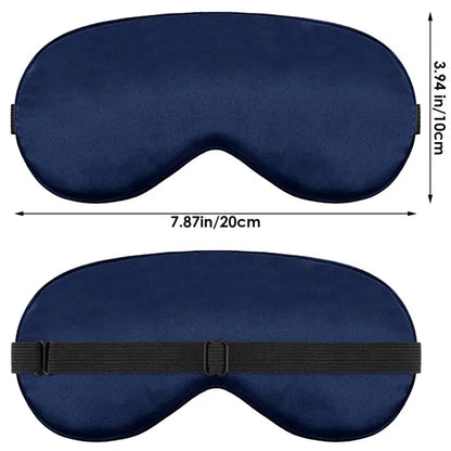 Silk Sleeping Eye Mask with Adjustable Strap