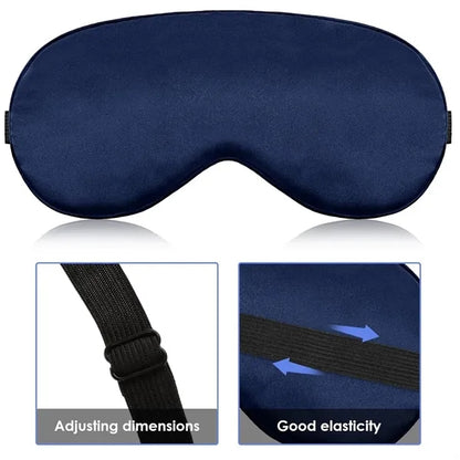 Silk Sleeping Eye Mask with Adjustable Strap