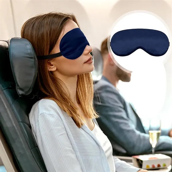 Silk Sleeping Eye Mask with Adjustable Strap