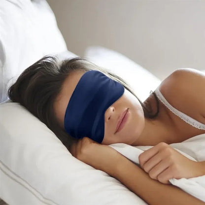 Silk Sleeping Eye Mask with Adjustable Strap