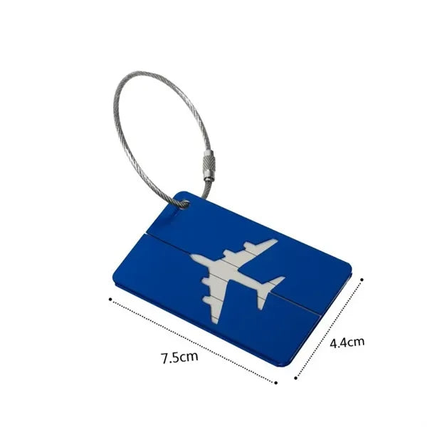 Metal Luggage Tags Aluminum Suitcase Labels