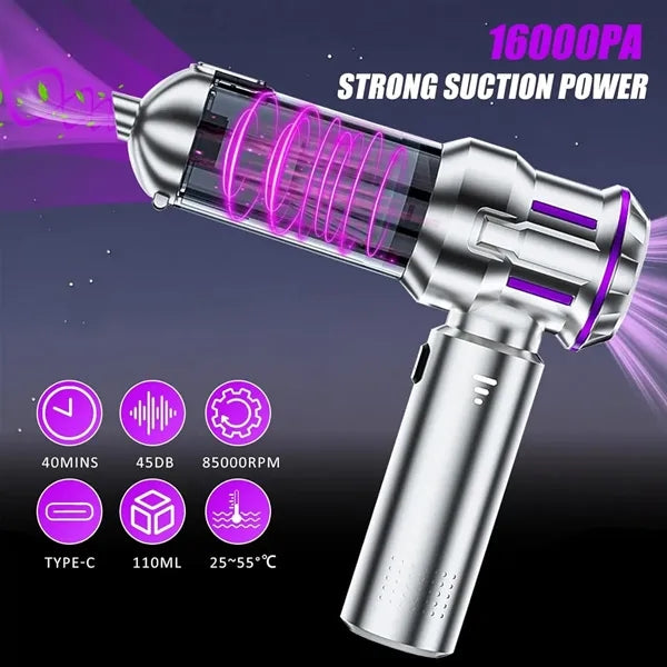 High-Power Wireless Suction Handheld Car Vacuum Cleaner