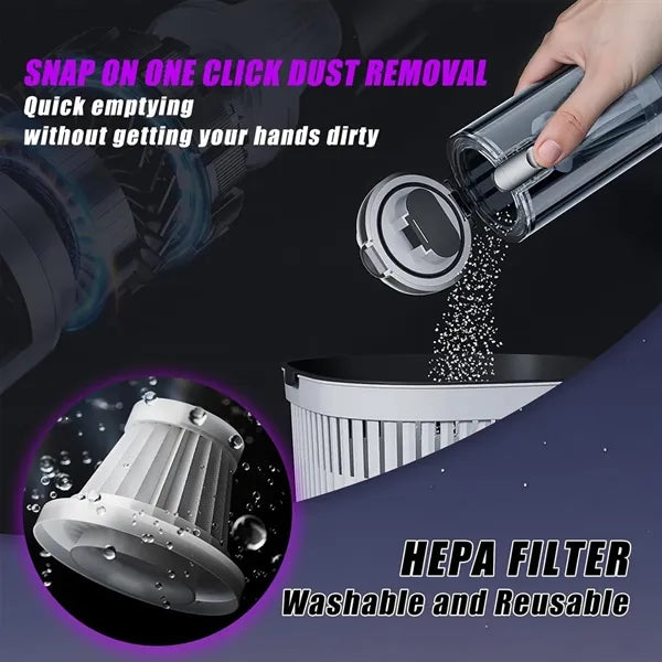 High-Power Wireless Suction Handheld Car Vacuum Cleaner