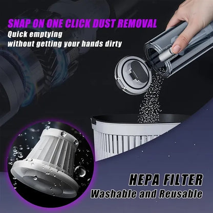 High-Power Wireless Suction Handheld Car Vacuum Cleaner