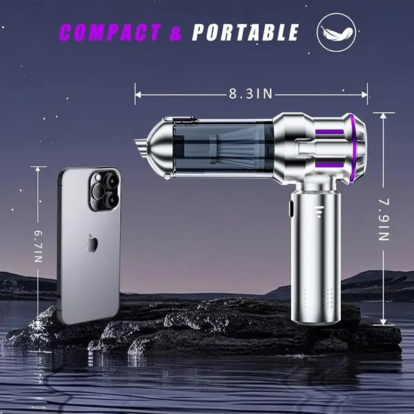 High-Power Wireless Suction Handheld Car Vacuum Cleaner