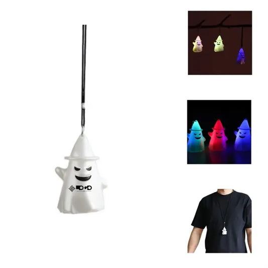 LED Flashing Ghost Necklace