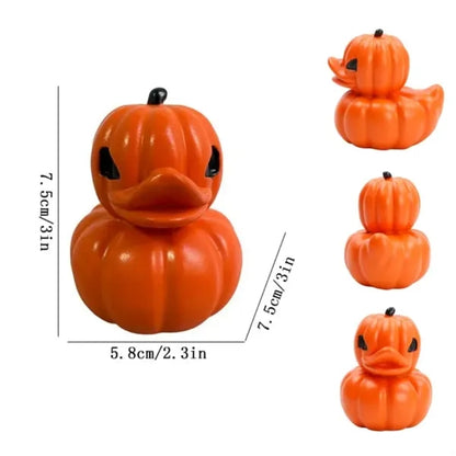 Pumpkin Duck Statue