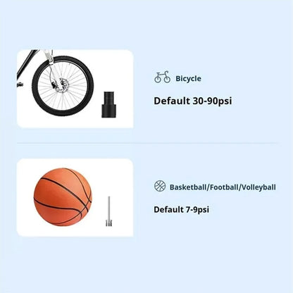 Mini Portable Handheld Wireless Charging Car Air Pump