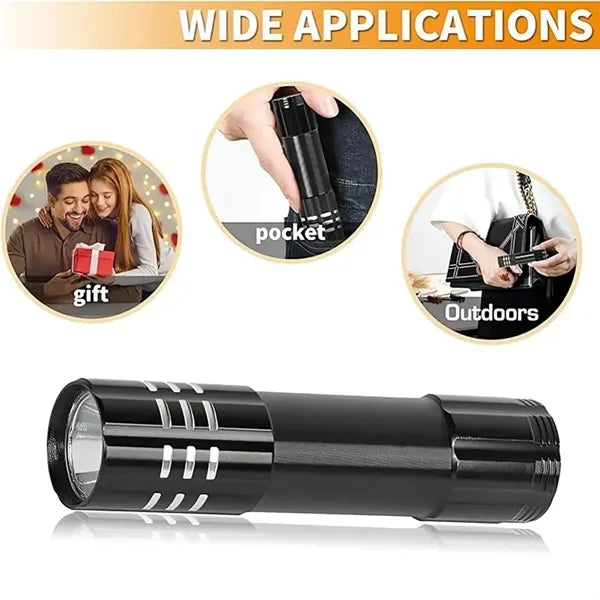 9 LED Mini Flashlight Aluminum