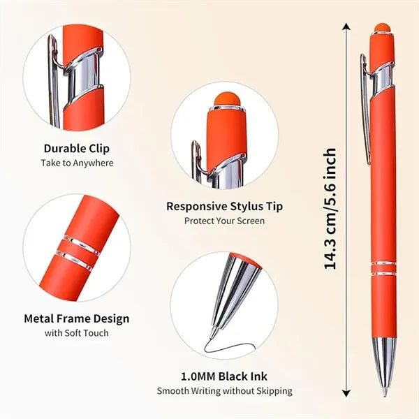 Ballpoint Pen with Stylus Tip