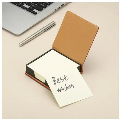 Leather Sticky Notes Holder